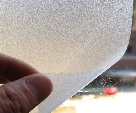 慈溪玻璃门外面粘广告用什么材料好？